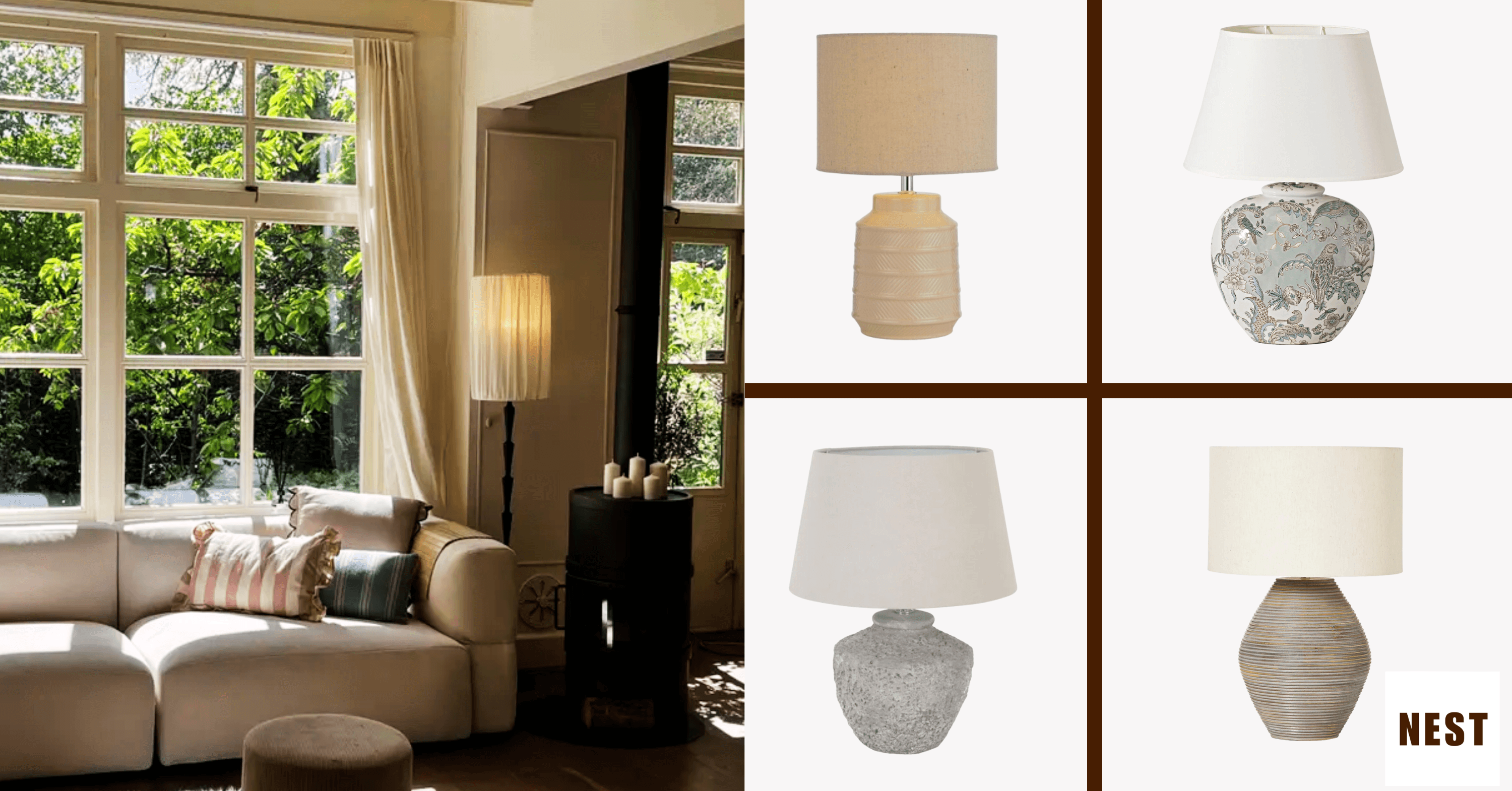 5 cosy lamps for Modern Farmhouse vibes
